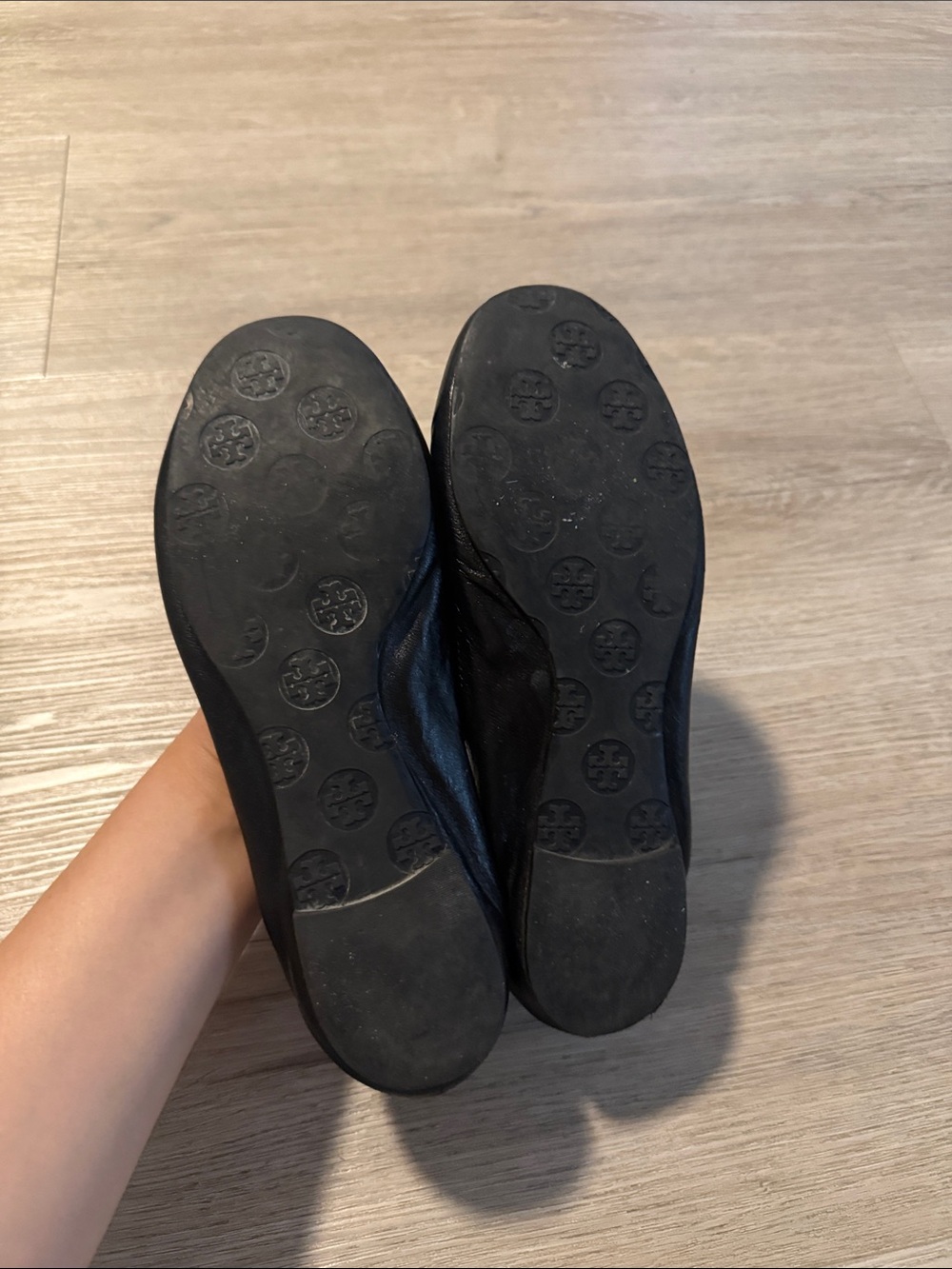Tory Burch Minnie Leather Travel Ballet Flats - Picture 6 of 9
